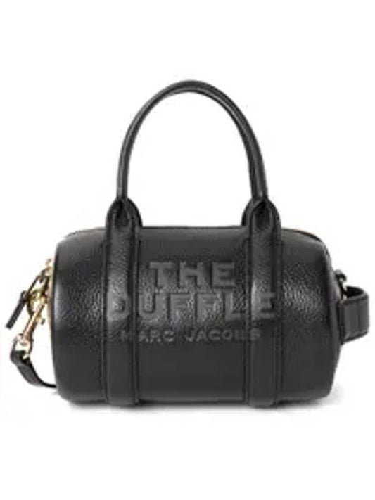 Mini Leather Duffel Bag Black - MARC JACOBS - BALAAN 1