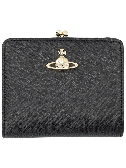 Frame Vegan Biogreen Pocket Half Wallet Black - VIVIENNE WESTWOOD - BALAAN 2