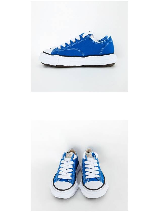 Peterson 23 Low OG Sole Canvas Sneakers A11FW702 BLUE - MAISON MIHARA YASUHIRO - BALAAN 4