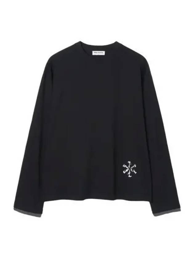 Milo Archive Incision Identity Long Sleeve T Shirt Black - MILLO ARCHIVE - BALAAN 1