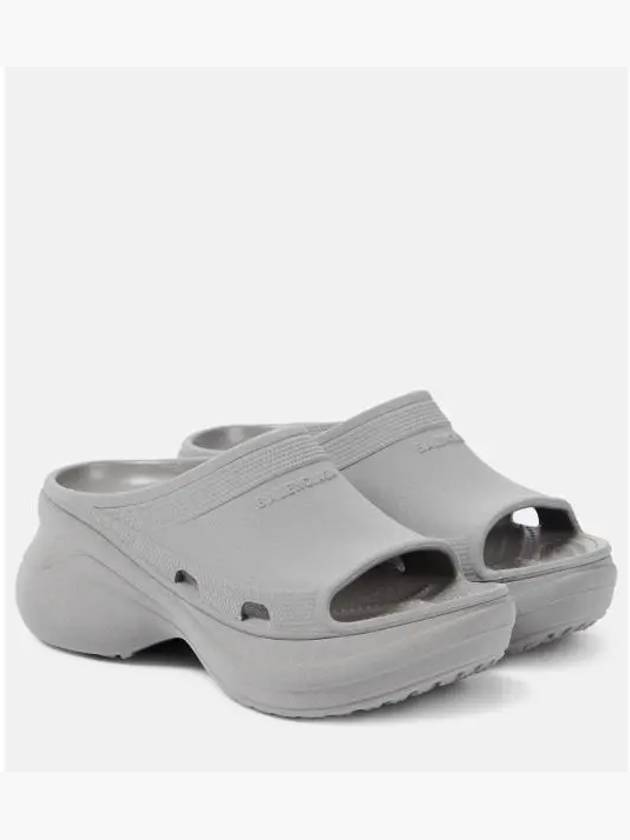 Pool Platform Slipper Grey - BALENCIAGA - BALAAN 2