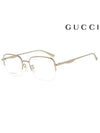 Eyewear Metal Glasses Gold - GUCCI - BALAAN.