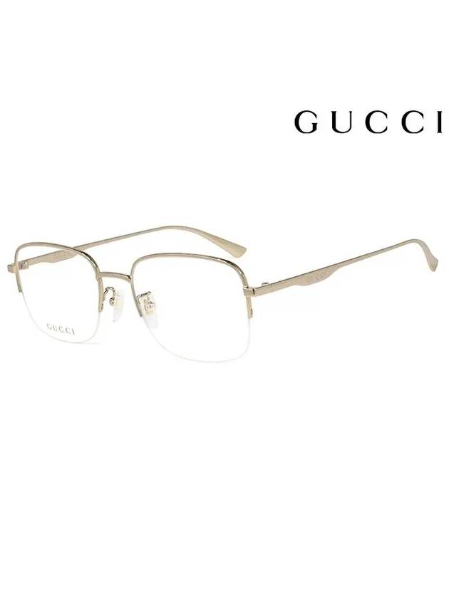Eyewear Metal Glasses Gold - GUCCI - BALAAN.
