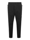 Supima Cotton Twill Stretch TC Straight Pants Black - STONE ISLAND - BALAAN 2