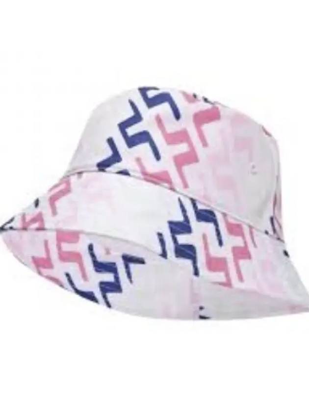 Paint Bridge Print Bucket Hat Pink - J.LINDEBERG - BALAAN 2