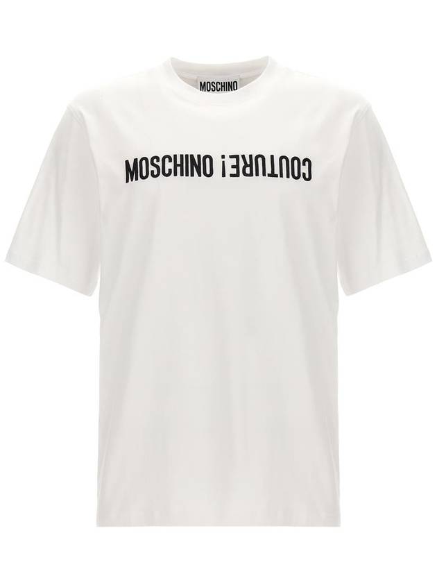 Moschino Logo Embroidery T-Shirt - MOSCHINO - BALAAN 1