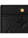 Monogram Empreinte Card Wallet Black - LOUIS VUITTON - BALAAN 7