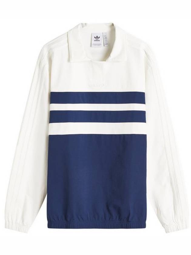 Training Stripe Long Sleeve T-Shirt Blue White - ADIDAS - BALAAN 2