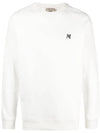 Grey Fox Head Patch Classic Sweatshirt White - MAISON KITSUNE - BALAAN 2