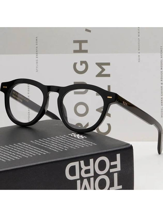 Glasses frame NUMERO 102 NERO RQG round horn rim fashion - RETROSUPERFUTURE - BALAAN 2