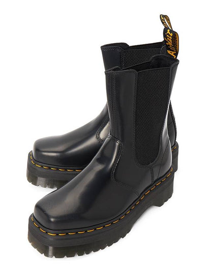 High Quad Squared Chelsea Boots Black - DR. MARTENS - BALAAN 2