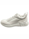 Bouncing Sneakers Mesh Suede Goatskin Blanc - HERMES - BALAAN 2