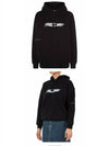 Friday Logo Hooded Top Black - VETEMENTS - BALAAN.