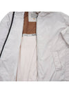 Women's GreenT Technical Canvas Zipper Hooded Jacket White - MAX MARA - BALAAN.