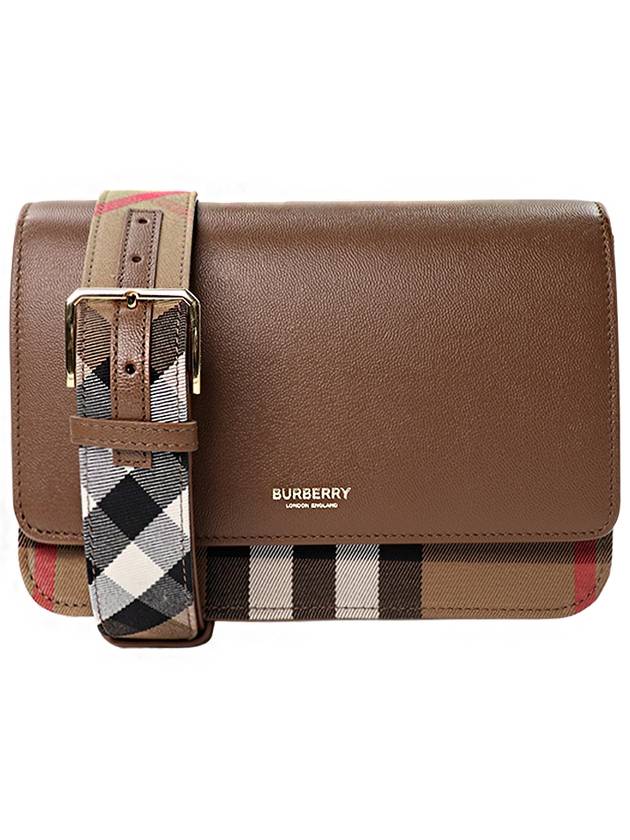 Mackford Vintage Check Flap Cross Bag Brown - BURBERRY - BALAAN 2