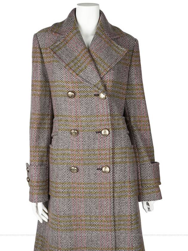 Gold Button Back Point Coat Brown 11106hva - VIVIENNE WESTWOOD - BALAAN 6