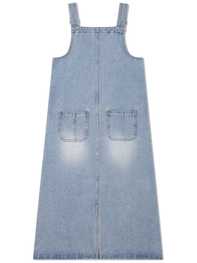 Suspender denim midi dress blue - NDA - BALAAN 3