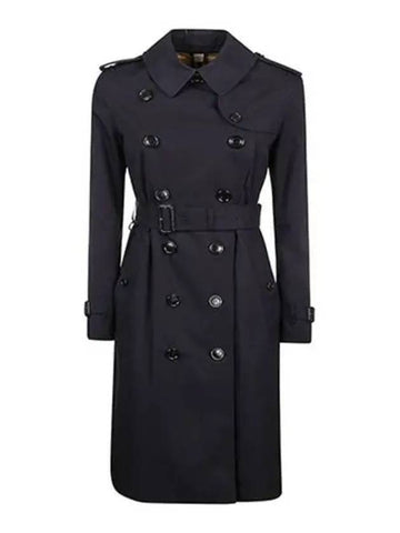 Kensington Midnight Long Trench Coat 270300 - BURBERRY - BALAAN 1