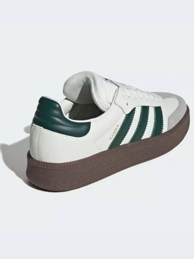 Samba XLG Low-Top Sneakers Green Ivory - ADIDAS - BALAAN 3