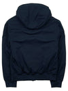 Pro-Tech Ribbed Hooded Jacket Navy - CP COMPANY - BALAAN 3