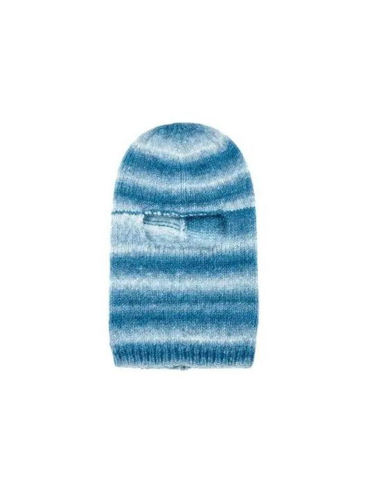 Weekend popup 10% coupon 3 24 Striped knit balaclava blue 271097 - RVR LARDINI - BALAAN 1