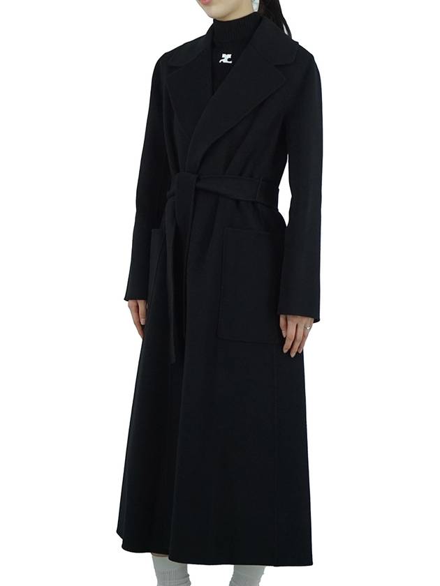 Paolore wool coat black 2429016151600 013 - MAX MARA - BALAAN 7