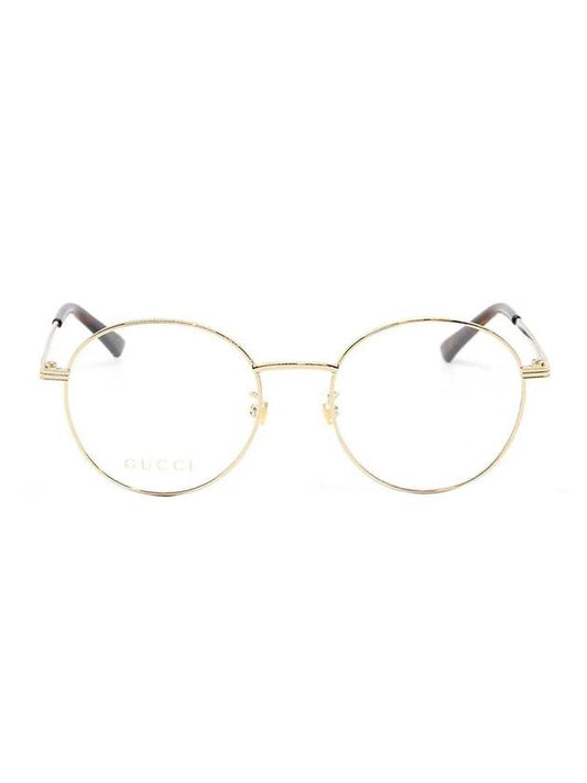 Eyewear Round Metal Eyeglasses Gold - GUCCI - BALAAN.