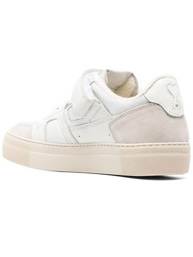 Men's Arcade Low Top Sneakers White - AMI - BALAAN 4