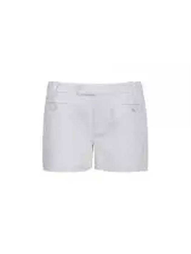 Bouclé Mini Shorts White - AMI - BALAAN 2