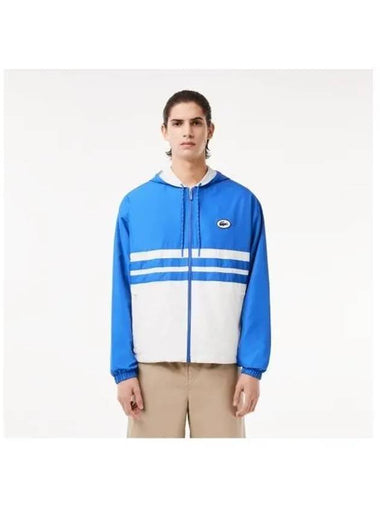 Men s Color Block Windbreaker Blue - LACOSTE - BALAAN 1