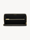 Matelasse Monogram Zipper Around Long Wallet Black - SAINT LAURENT - BALAAN 5