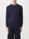 Pullover Cotton Knit Top Navy - BRUNELLO CUCINELLI - BALAAN 2