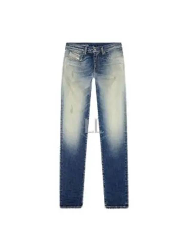 2019 D Strukt Slim Jeans Medium Aged Denim - DIESEL - BALAAN 2