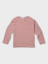 Wappen Striped Long Sleeve T-Shirt Red - FFEFF STUDIO - BALAAN 2