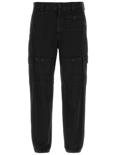 Pocket Cargo Straight Pants Black - DOLCE&GABBANA - BALAAN 2