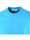 Men's Wappen Patch Sweatshirt Sky Blue - STONE ISLAND - BALAAN 5