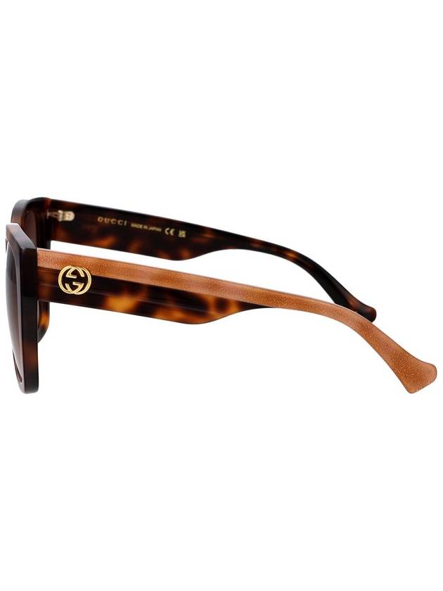 tortoiseshell square frame sunglasses GG1300S - GUCCI - BALAAN 4