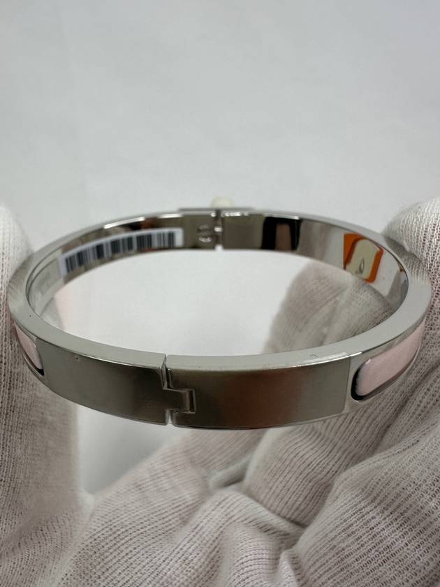 Kelly Mini Click Women Bracelet Silver Pink PM H200004FP1Z - HERMES - BALAAN 7