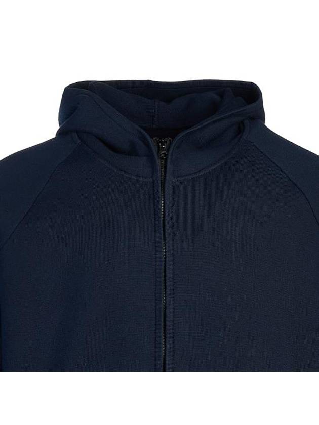 Wappen Patch Cotton Hooded Jacket Navy - STONE ISLAND - BALAAN 5