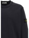 Compass Patch Cotton Sweatshirt Navy - STONE ISLAND - BALAAN 4