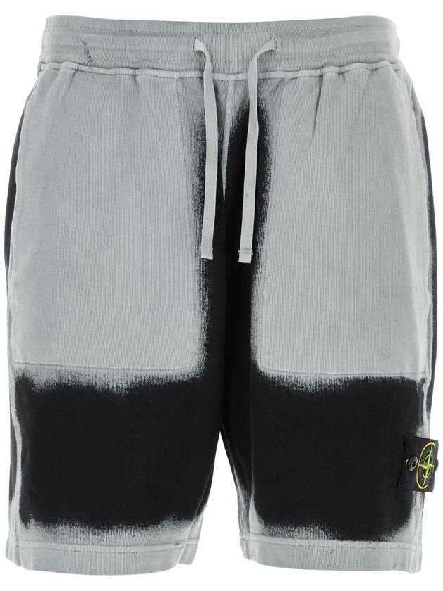 Men's Logo Shorts Sky - STONE ISLAND - BALAAN 2