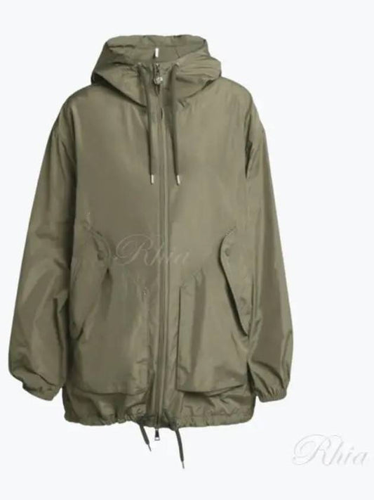 Melia Parka Sage Green - MONCLER - BALAAN 2