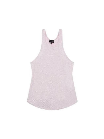 Women s Diagonal Ribbed Sleeveless Top Pink - GIORGIO ARMANI - BALAAN 1