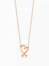 Tiffany Loving Heart Pendant Rose Gold Small Necklace Women - TIFFANY & CO. - BALAAN 1