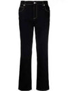 Anagram Pocket Tapered Jeans Black - LOEWE - BALAAN 2