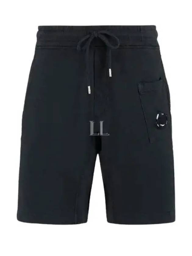 Light Fleece Regular Shorts Black - CP COMPANY - BALAAN 2