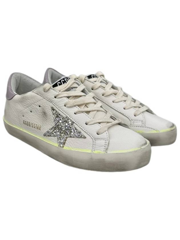 Superstar Lila Tab Low Top Sneakers White - GOLDEN GOOSE - BALAAN 2