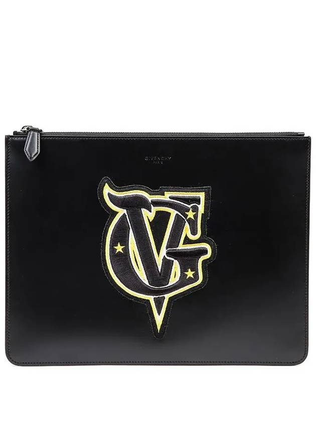 Yellow Star Logo Clutch Bag BK600J K040 003 - GIVENCHY - BALAAN 1