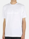 Men's Logo Short Sleeve T-Shirt White - STONE ISLAND - BALAAN 3