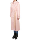 Cotton Gabardine Trench Coat Pink - BURBERRY - BALAAN 6